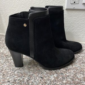 Giani Bernini Black Suede Heel Bootie